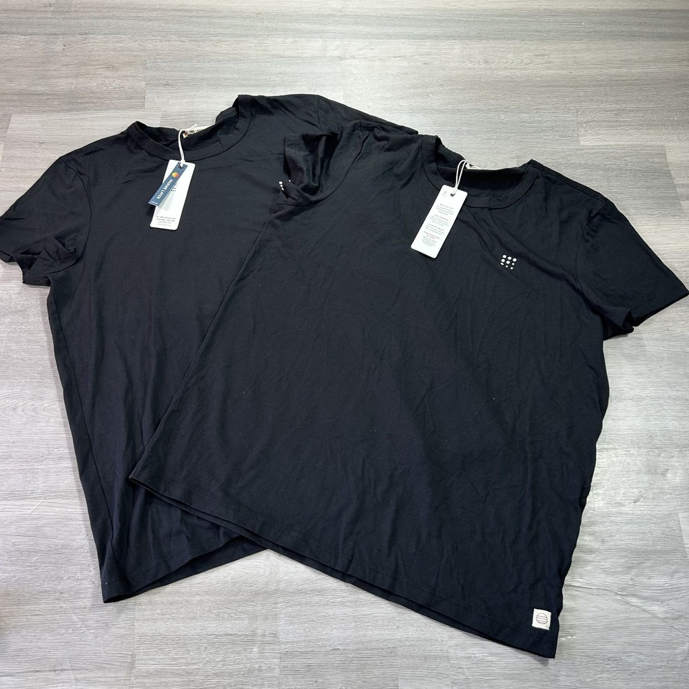 Marine Layer Black Short Sleeve Tee (Pair)